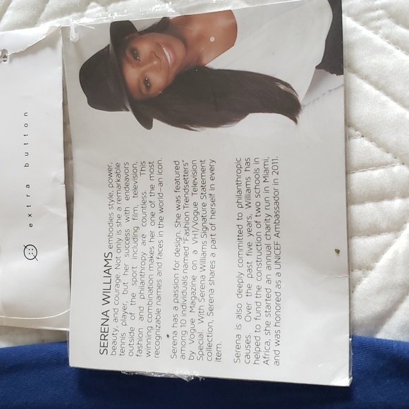 SERENA WILLIAMS SIGNATURE STATEMENT  CARDIGAN DARK BLUE - Picture 9 of 10